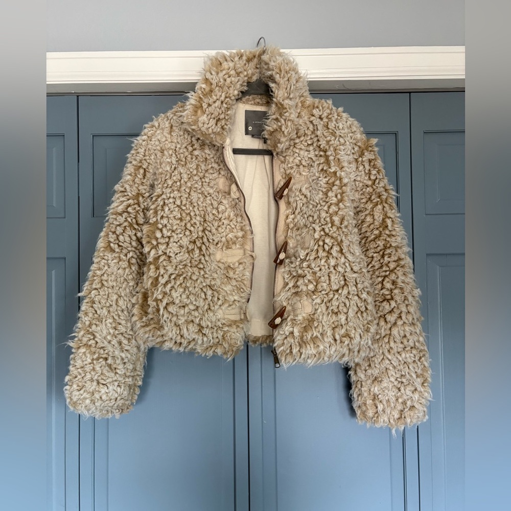 Faux fur coat